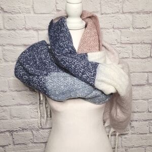 Mixit Polyester Soft Warm Multi-Color Scarf, Wrap